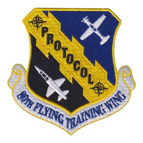 80 Ftw Protocol Patch 80th Flying Training Wing Patches