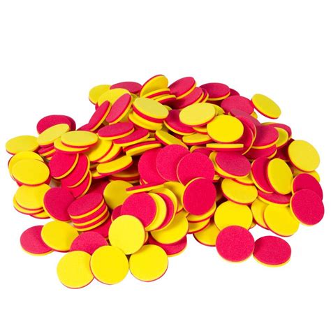 Amazon Hand2mind Foam Two Color Counters Red And Yellow Counters