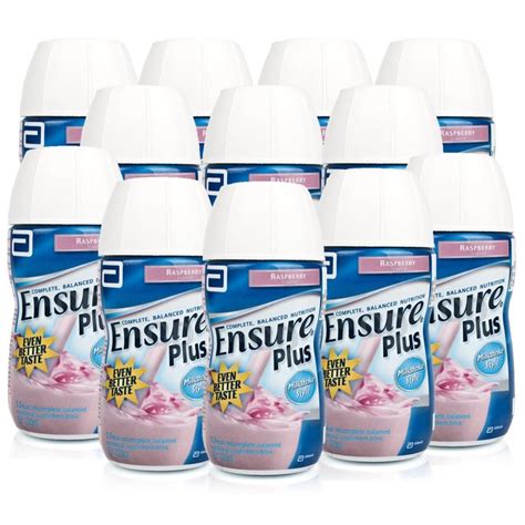 Ensure Plus Milkshake Raspberry Multi Nutrition Drink Chemist Direct