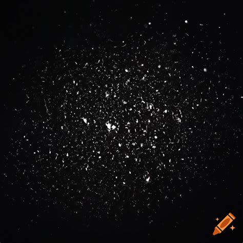 Black Particles Like Dust On A White Background