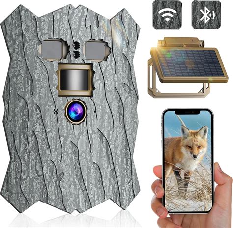 Camworld Wildlife Camera Solar Powered K Fps Mp Wifi Bluetooth