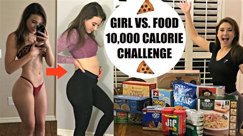 10000 10k Calorie Challenge Why Did I Do This Girl Vs Food Epic Cheat Day Youtube