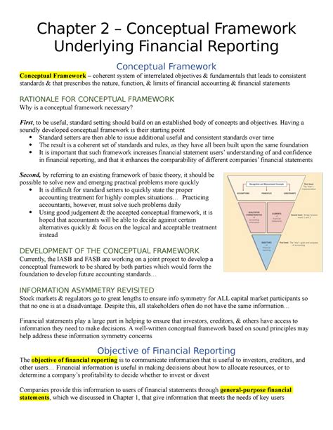 Conceptual Framework For Financial Reporting Studocu