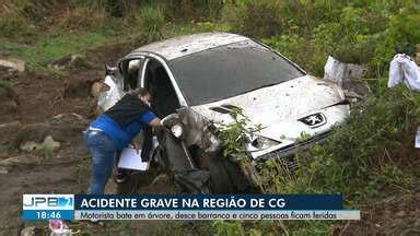 Jpb Edi O Tv Para Ba Motorista Bate Em Rvore E Acidente Deixa