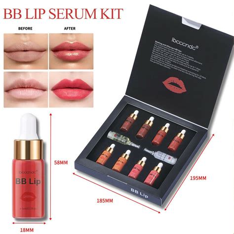 Korean BB Lips Glow Ampoule Serum Starter Kit Lip Glos BB Coloring