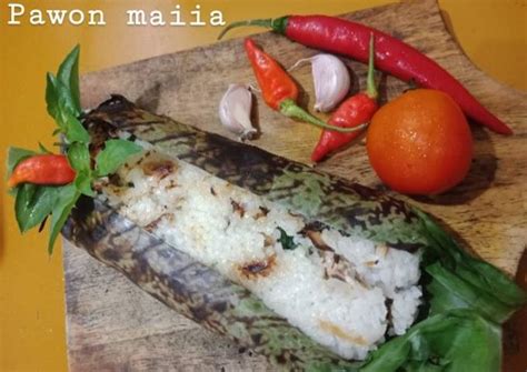 Resep Nasi Bakar Ikan Tongkol Suir Oleh Pawon Maiia Cookpad