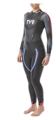 Combinaison De Triathlon Femme Tyr Hurricane Cat Noir Rouge Bleu