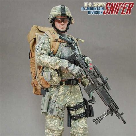 Scale Hot Toys U S Army Th Mountain Division Sniper Action Figure