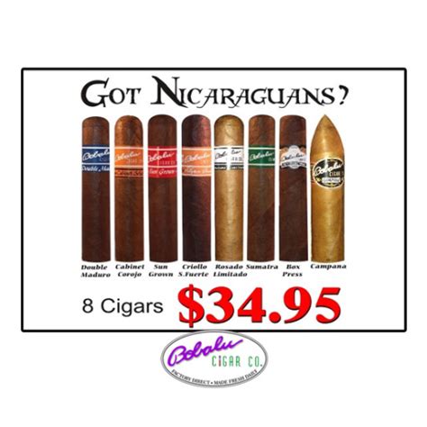 Nicaraguan Cigars Sampler Bobalu Cigar Company