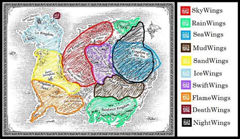 Image Map Wings Of Fire Fanon Roleplay Wiki Fandom Powered By