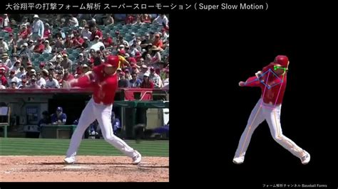 大谷翔平の打撃フォーム解析 スローモーション 2023年5号ホームラン 【横から】 Youtube