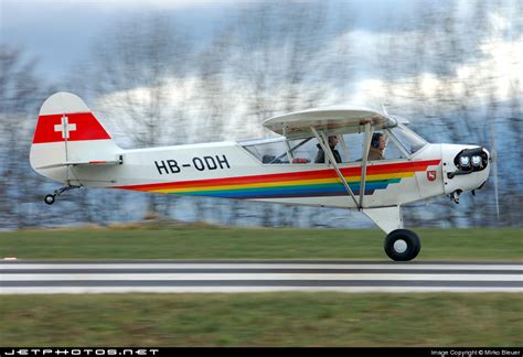 Hb Odh Piper L 4a Grasshopper Private Mirko Bleuer Jetphotos