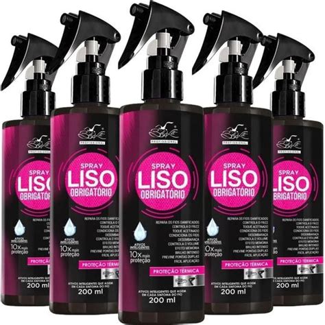 Kit Spray Liso Obrigat Rio Ml Bel Kit Protetor T Rmico Protetor