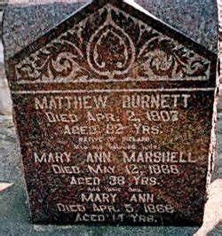 Matthew Burnett Find A Grave Memorial