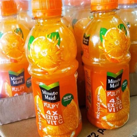 Jual Minute Maid Pulpy Orange 300ml Shopee Indonesia