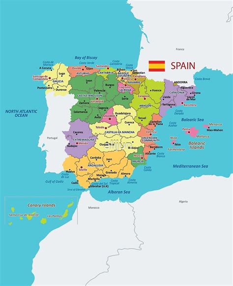 Arriba Imagen Carte Des R Gions D Espagne Fr Thptnganamst Edu Vn