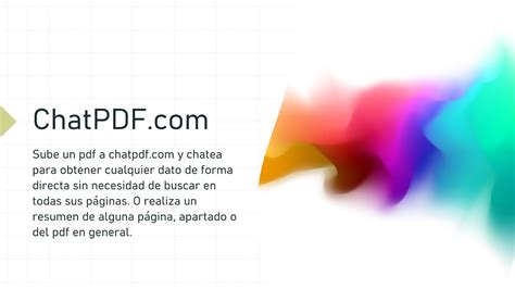 Sube Un Pdf Y Encuentra Lo Que Necesitas Con ChatPDF YouTube