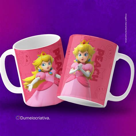 Princesa Peach Super Mario Bros Elo Produtos Especiais