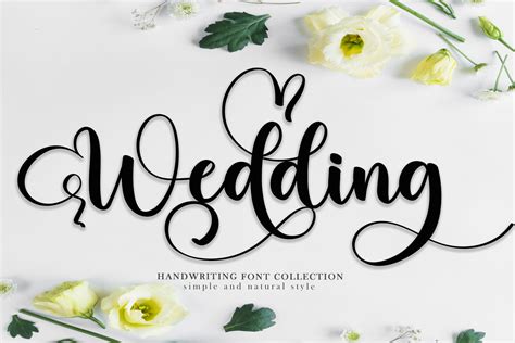 Wedding Font By Black Line · Creative Fabrica