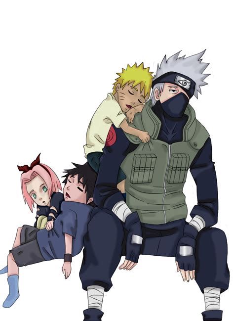 Team Kakashi Team 7 Daily Anime Art