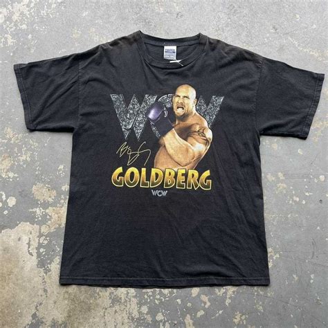 Tultex Vintage 90s WCW Goldberg T Shirt Gem