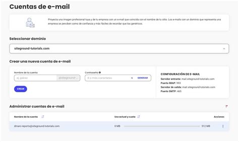 Configurando Un Registro DMARC Para Email Marketing En SiteGround BC