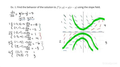 How To Find The Behavior Of Solutions To First Order Differential