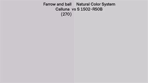 Farrow And Ball Calluna 270 Vs Natural Color System S 1502 R50B Side