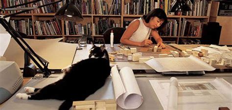 Maya Lin And Her Cat In Her Studio Maya Lin Vietnam Veterans Memorial