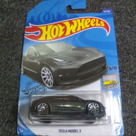 New Tesla Model 3 Hot Wheels Hotwheels Car Shopee Malaysia