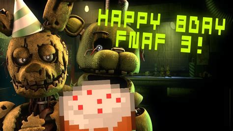 Fnafsfm Fnaf 3 Anniversary Special Youtube