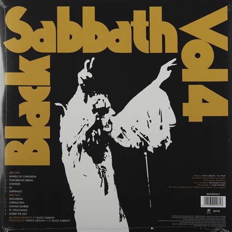 Виниловая пластинка BLACK SABBATH - VOL 4 | Купить в магазине Аудиомания