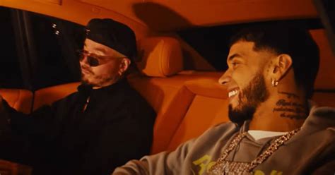 J Balvin Se Molest Con Anuel Por Su Aparici N En Video Musical Contra