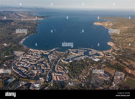 France Var Gulf Of Saint Tropez Marina Of The Lake Town Of Port