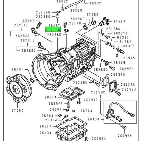 ME519547 Mitsubishi FUSO Automatic Transmission Speed Sensor