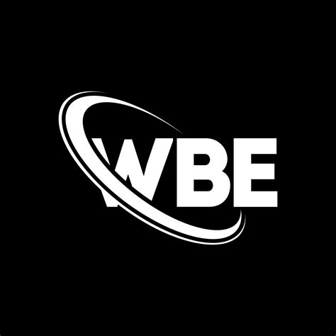 logotipo de wbe. carta wbe. diseño del logotipo de la letra wbe. logotipo de las iniciales wbe ...