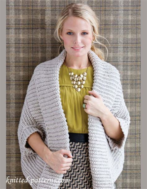 Knitted Shrug Free Pattern Knitting Patterns