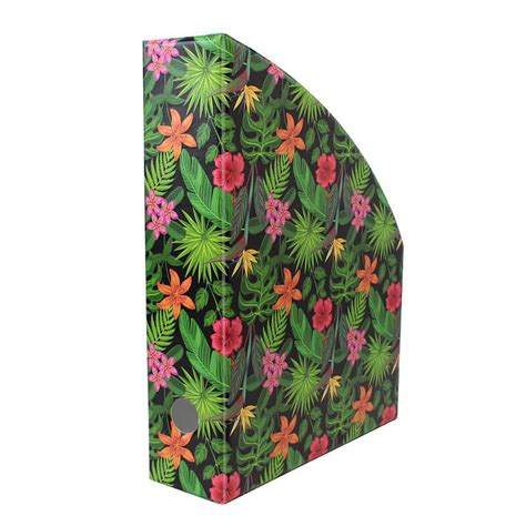 Pojemnik Organizer Na Dokumenty PVC A4 7cm Flowers Biurfol Sklep