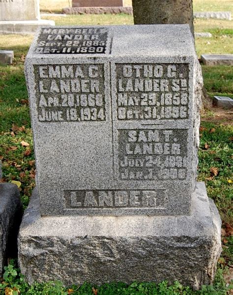 Otho Graves Lander 1858 1896 Find A Grave Memorial