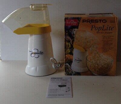 Presto PopLite Hot Air Popper Popcorn Maker NIB EBay