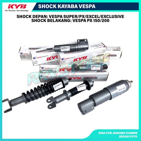 Jual Shock Kayaba Vespa PX150 PS Excel Exclusive Super Sprint Depan