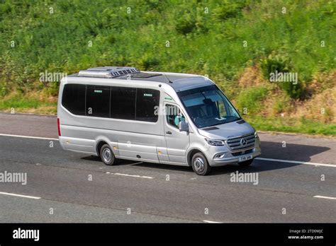 Silver Mercedes Benz Sprinter 2143 Cc Ce Mini Coaches City Bus Hire