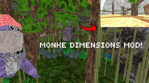 The Monke Dimensions Mod Gorilla Tag Vr Youtube