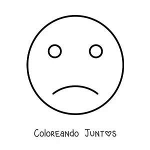 20 Dibujos De Emojis Tristes Para Colorear Gratis Coloreando Juntos