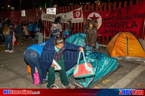 Hoy Tamaulipas Antorchistas Inician Retiro De Planton Frente Al