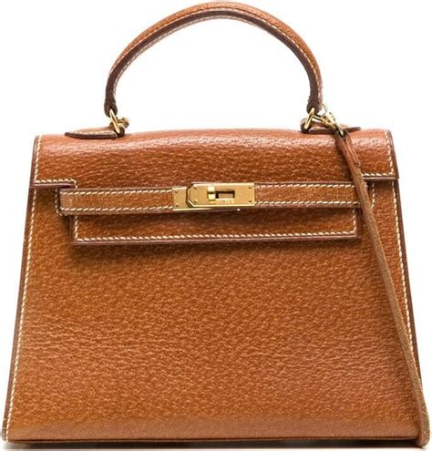 Hermes Pre Owned Mini Kelly S Llier Two Way Bag Shopstyle