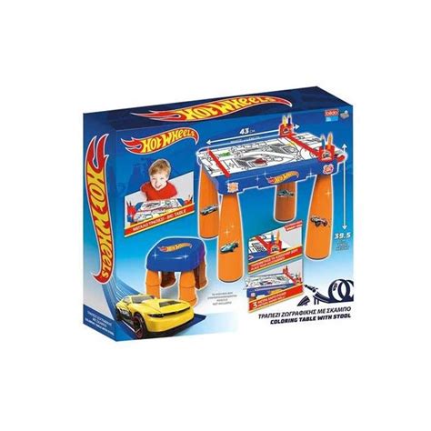 Set Pictura Si Desen Bildo Hot Wheels Masa Cu Scaun Multicolor Emag Ro