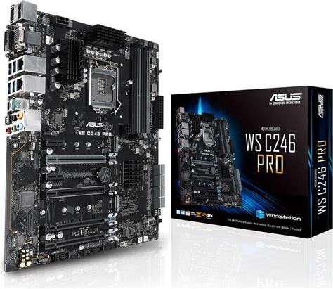 ASUS WS C246 PRO LGA 1151 H4 Lizdas ATX Intel C246 LGA 1151 Intel