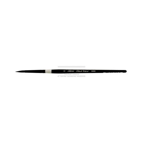 Les Pinceaux Black Velvet De Silver Brush