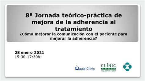 CURSO DE ADHERENCIA AL TRATAMIENTO MEJORAS YouTube